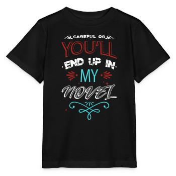 Editer Fun School Book Lover Statement Sayings - Stanley/Stella MINI CREATOR Kids’ T-Shirt - black - Front - Mikhail (115cm)
