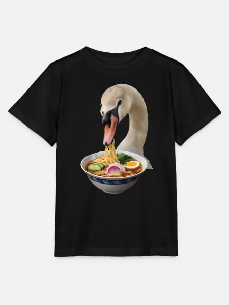 Schwan Ramen - Stanley/Stella Kinder T-Shirt MINI CREATOR - Schwarz