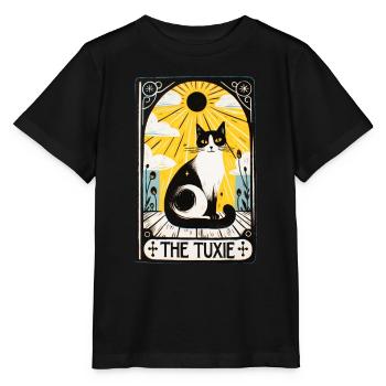Tarot de lutin - T-shirt bio MINI CREATOR Stanley/Stella Enfant - noir - Devant - Mikhail (115cm)