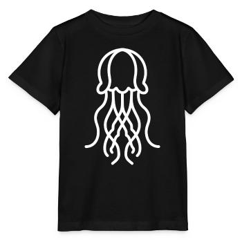 Qualle - Stanley/Stella Kinder T-Shirt MINI CREATOR  - Schwarz - Vorne - Mikhail (115cm)