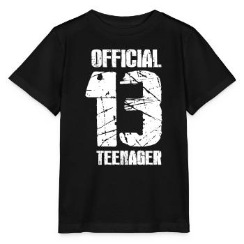 Teens officiel 13 cadeau d'anniversaire - T-shirt bio MINI CREATOR Stanley/Stella Enfant - noir - Devant - Mikhail (115cm)