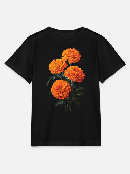 Ringelblume - Stanley/Stella Kinder T-Shirt MINI CREATOR - Schwarz