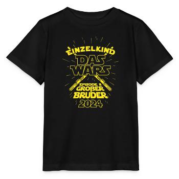 C’est tout Big Brother 2024 Grossesse de bébé - T-shirt bio MINI CREATOR Stanley/Stella Enfant - noir - Devant - Mikhail (115cm)