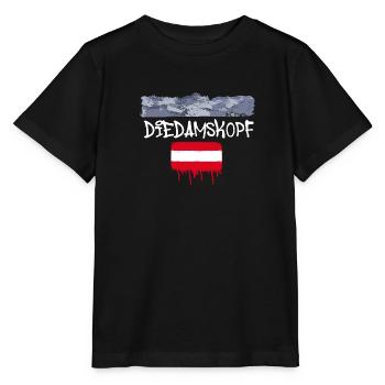 diedamskopf,mountain,mountains,austria,ski area,skiing - Stanley/Stella MINI CREATOR Kids’ T-Shirt - black - Front - Mikhail (115cm)