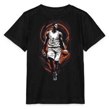 Basketball Dribbling Aesthetic Player Streetwear - Stanley/Stella Kinder T-Shirt MINI CREATOR  - Schwarz - Vorne - Mikhail (115cm)