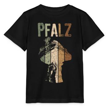 Pfalz Teufelstisch Palatinate Forest funny gift - Stanley/Stella MINI CREATOR Kids’ T-Shirt - black - Front - Mikhail (115cm)