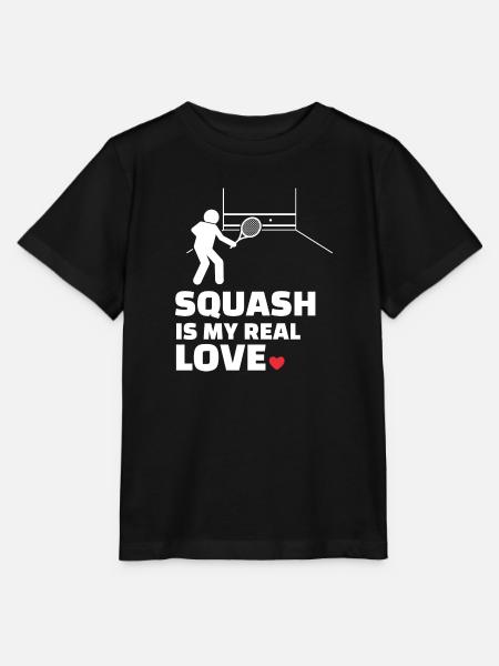Ich Liebe squash - Stanley/Stella Kinder T-Shirt MINI CREATOR - Schwarz