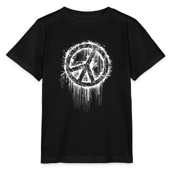peace love liebe Frieden demo revolution freiheit - Stanley/Stella Kinder T-Shirt MINI CREATOR  - Schwarz - Vorne - Mikhail (115cm)