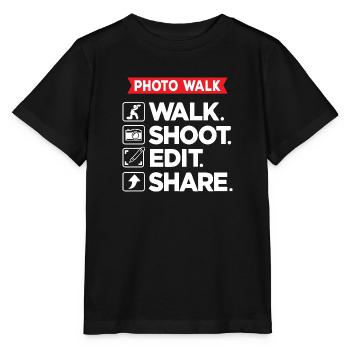 Worldwide Photowalk - Stanley/Stella Kinder T-Shirt MINI CREATOR  - Schwarz - Vorne - Mikhail (115cm)