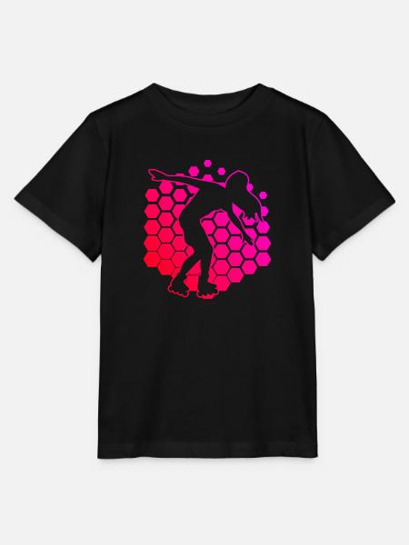 Roller Skates Roller Skating Rollerskaten - Stanley/Stella Kinder T-Shirt MINI CREATOR - Schwarz