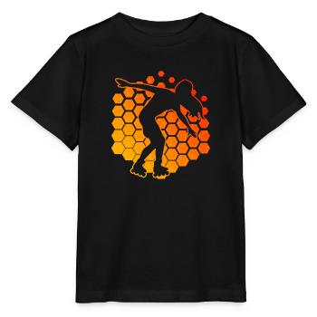 Rollerskate Roller Skating RollerSkaten Roller Skate - T-shirt bio MINI CREATOR Stanley/Stella Enfant - noir - Devant - Mikhail (115cm)