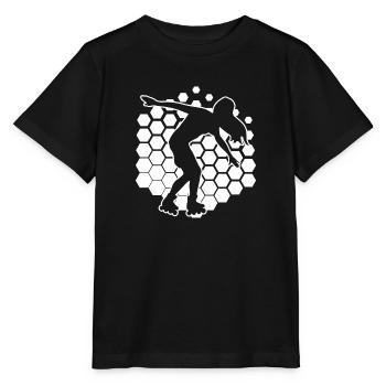 Patin à roulettes pour hommes Patins à roulettes Patins à roulettes - T-shirt bio MINI CREATOR Stanley/Stella Enfant - noir - Devant - Mikhail (115cm)