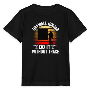 Trockenbauinstallateur Trockenbauer Trockenbaufertiger - Stanley/Stella Kinder T-Shirt MINI CREATOR  - Schwarz - Vorne - Mikhail (115cm)