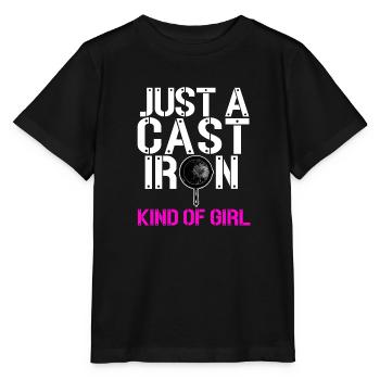Poêle en fonte Lover Friture Poêle Drôle De Cuisson - T-shirt bio MINI CREATOR Stanley/Stella Enfant - noir - Devant - Mikhail (115cm)