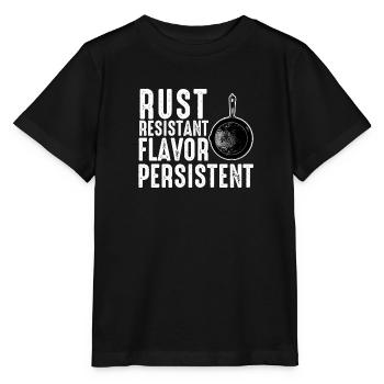 Poêle en fonte Lover Friture Poêle Drôle De Cuisson - T-shirt bio MINI CREATOR Stanley/Stella Enfant - noir - Devant - Mikhail (115cm)
