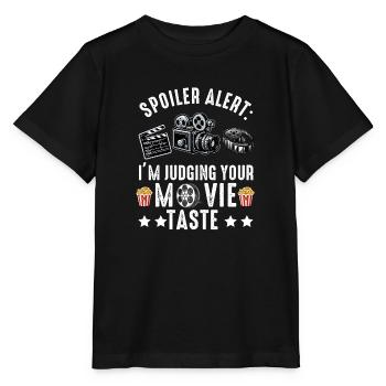 Critique de cinéma Cinéphile Cinéphile Amant Drôle Critique - T-shirt bio MINI CREATOR Stanley/Stella Enfant - noir - Devant - Mikhail (115cm)