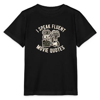 Critique de cinéma Cinéphile Cinéphile Amant Drôle Critique - T-shirt bio MINI CREATOR Stanley/Stella Enfant - noir - Devant - Mikhail (115cm)