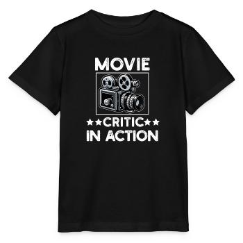 Critique de cinéma Cinéphile Cinéphile Amant Drôle Critique - T-shirt bio MINI CREATOR Stanley/Stella Enfant - noir - Devant - Mikhail (115cm)