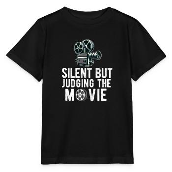 Critique de cinéma Cinéphile Cinéphile Amant Drôle Critique - T-shirt bio MINI CREATOR Stanley/Stella Enfant - noir - Devant - Mikhail (115cm)