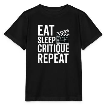 Critique de cinéma Cinéphile Cinéphile Amant Drôle Critique - T-shirt bio MINI CREATOR Stanley/Stella Enfant - noir - Devant - Mikhail (115cm)
