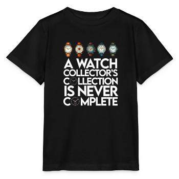 Horloger Collectionneur Horloger Collectionneur de montres - T-shirt bio MINI CREATOR Stanley/Stella Enfant - noir - Devant - Mikhail (115cm)