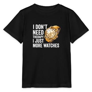 Horloger Collectionneur Horloger Collectionneur de montres - T-shirt bio MINI CREATOR Stanley/Stella Enfant - noir - Devant - Mikhail (115cm)
