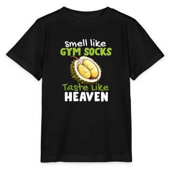 Durian Fruchtliebhaber Lustige Durio Zibethinus Männer - Stanley/Stella Kinder T-Shirt MINI CREATOR  - Schwarz - Vorne - Mikhail (115cm)
