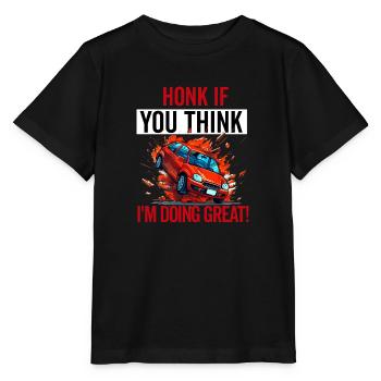 Neue Fahrschüler Mädchen Frauen Mutter Tochter - Stanley/Stella Kinder T-Shirt MINI CREATOR  - Schwarz - Vorne - Mikhail (115cm)