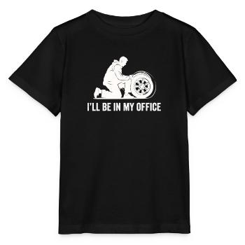 Tire Guy Mechanic Flat Tire Changer Repair Car - Stanley/Stella MINI CREATOR Kids’ T-Shirt - black - Front - Mikhail (115cm)