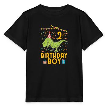 Birthday Boy - 2nd birthday - Stanley/Stella MINI CREATOR Kids’ T-Shirt - black - Front - Mikhail (115cm)