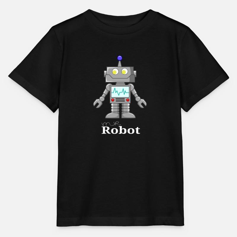 Roboter Geschenk - Stanley/Stella Kinder T-Shirt MINI CREATOR  - Schwarz