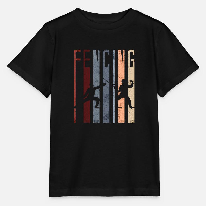 Fechten - Stanley/Stella Kinder T-Shirt MINI CREATOR  - Schwarz