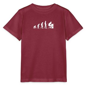 Programmierer - Stanley/Stella Kinder T-Shirt MINI CREATOR  - Burgunderrot - Vorne - Kain (125cm)