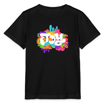 Tee-shirt joie amusement fou et joie - T-shirt bio MINI CREATOR Stanley/Stella Enfant - noir - Devant - Mikhail (115cm)