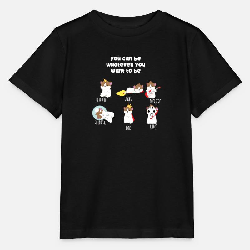 Cochon d'Inde - Cochon d'Inde - Être différent - Be You - T-shirt bio MINI CREATOR Stanley/Stella Enfant - noir