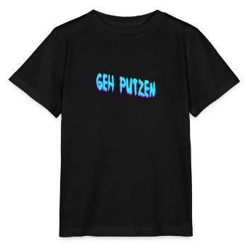 Geh Putzen - Stanley/Stella Kinder T-Shirt MINI CREATOR  - Schwarz - Vorne - Mikhail (115cm)