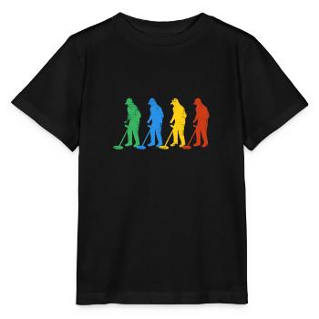 Détecteur de métaux pods chasse au trésor sonde trésor - T-shirt bio MINI CREATOR Stanley/Stella Enfant - noir - Devant - Mikhail (115cm)
