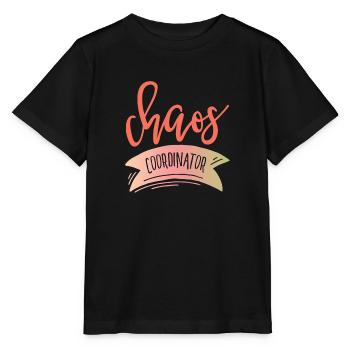 COORDONNATEUR du chaos - T-shirt bio MINI CREATOR Stanley/Stella Enfant - noir - Devant - Mikhail (115cm)