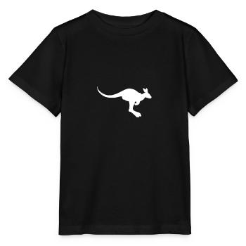 Kangourou Australie Kangourou Roo Wallaby Outback - T-shirt bio MINI CREATOR Stanley/Stella Enfant - noir - Devant - Mikhail (115cm)