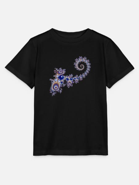 Fraktal - Stanley/Stella Kinder T-Shirt MINI CREATOR  - Schwarz