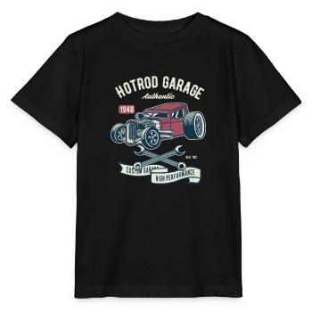 Hotrod Garage Haute Performance - T-shirt bio MINI CREATOR Stanley/Stella Enfant - noir - Devant - Mikhail (115cm)