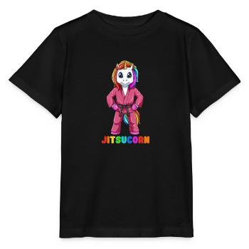 Sueßes Licorne - BJJ Jiu-Jitsu, Grappling et MMA - T-shirt bio MINI CREATOR Stanley/Stella Enfant - noir - Devant - Mikhail (115cm)
