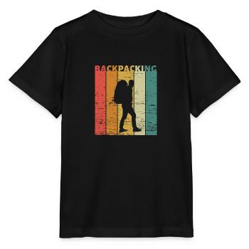 Voyage cadeau amis tour du monde T-shirt cool - T-shirt bio MINI CREATOR Stanley/Stella Enfant - noir - Devant - Mikhail (115cm)