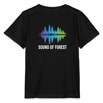 Natur Design Sound of Forest - Stanley/Stella Kinder T-Shirt MINI CREATOR  - Schwarz - Vorne - Mikhail (115cm)
