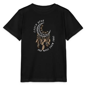 Schamanisch Spirituelles Traumfänger Esoterik Yoga - Stanley/Stella Kinder T-Shirt MINI CREATOR  - Schwarz - Vorne - Mikhail (115cm)