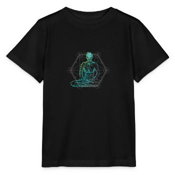 Geometry of Mind - Stanley/Stella MINI CREATOR Kids’ T-Shirt - black - Front - Mikhail (115cm)