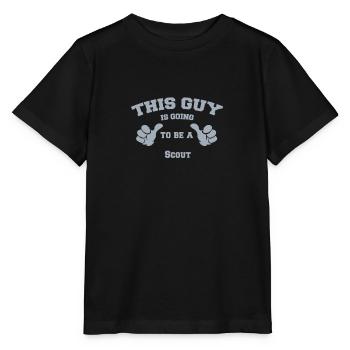Dieser Typ wird ein Pfadfinder sein - Stanley/Stella Kinder T-Shirt MINI CREATOR  - Schwarz - Vorne - Mikhail (115cm)