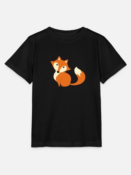 fox - Stanley/Stella MINI CREATOR Kids’ T-Shirt - black