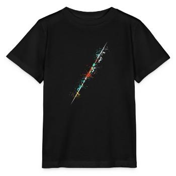 Splash javelin thrower design for Javelinist spear - Stanley/Stella MINI CREATOR Kids’ T-Shirt - black - Front - Mikhail (115cm)