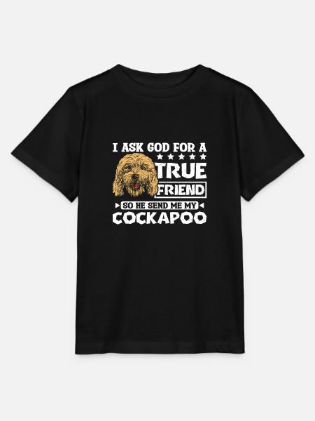 God send me my cockapoo - Stanley/Stella Kinder T-Shirt MINI CREATOR - Schwarz